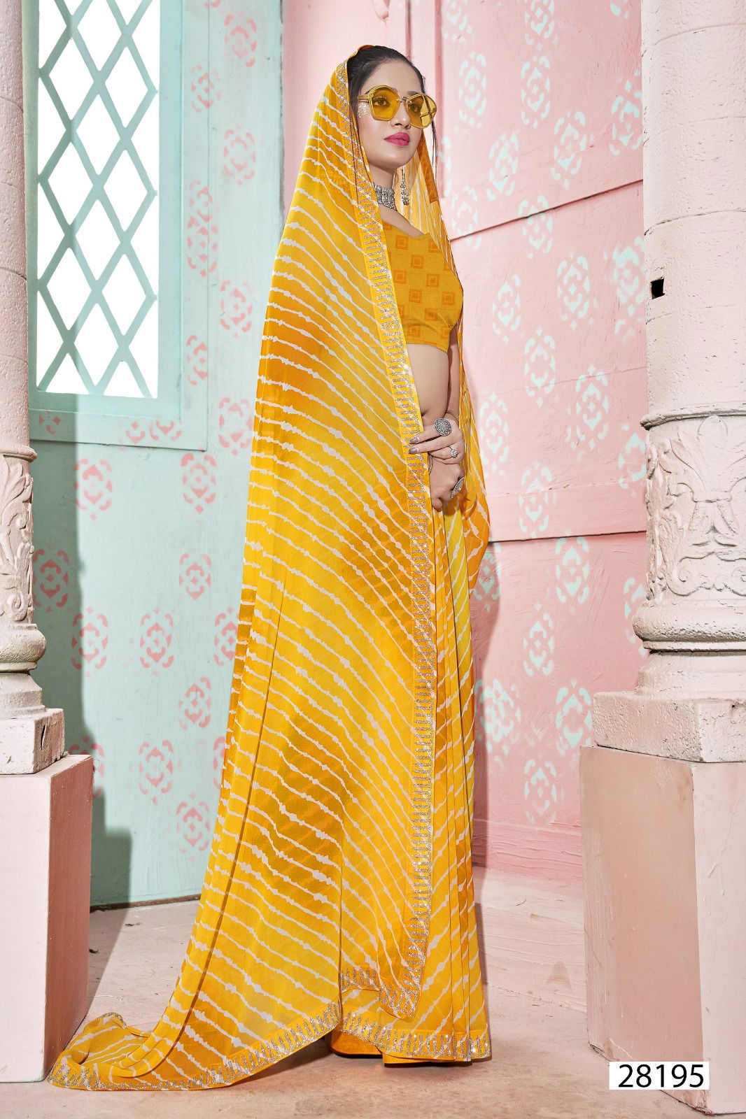Laharika 2 By Vallabhi Printed Georgette Sarees Wholesale Shop In Surat